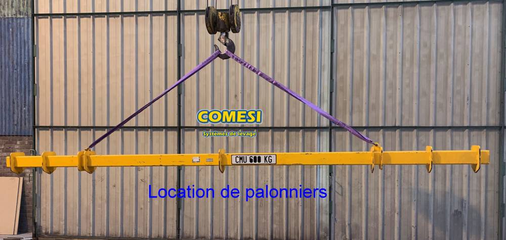 location palonnier de levage monopoutre longueur 12 m 