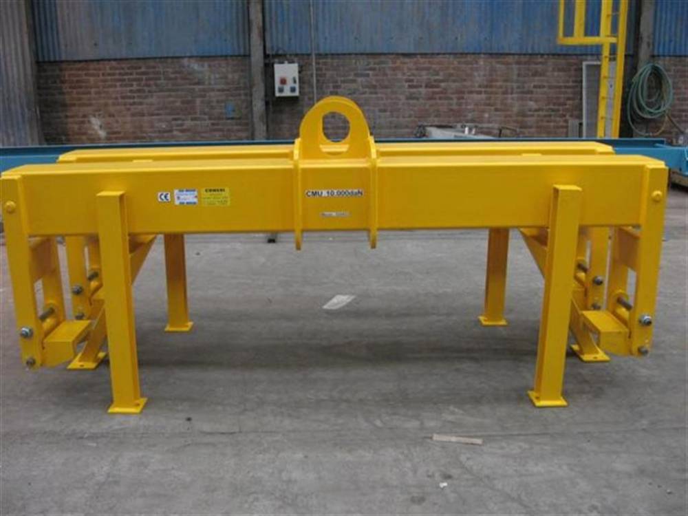 Palonnier de levage monopoutre + mâchoires pivotantes