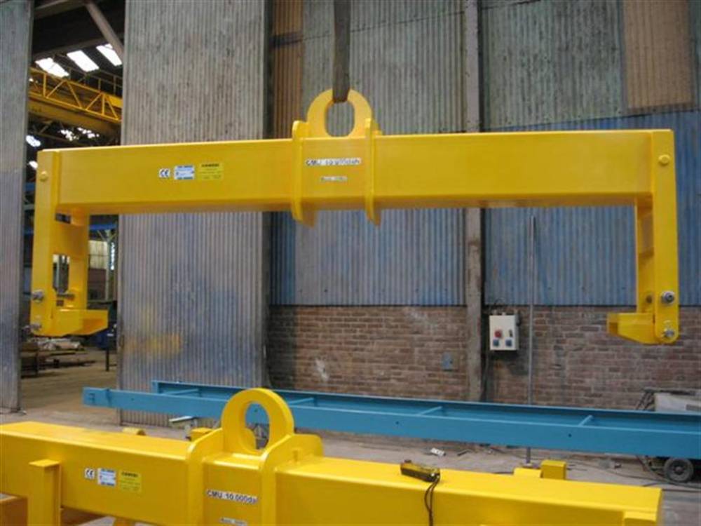 Palonnier de levage monopoutre + mâchoires pivotantes